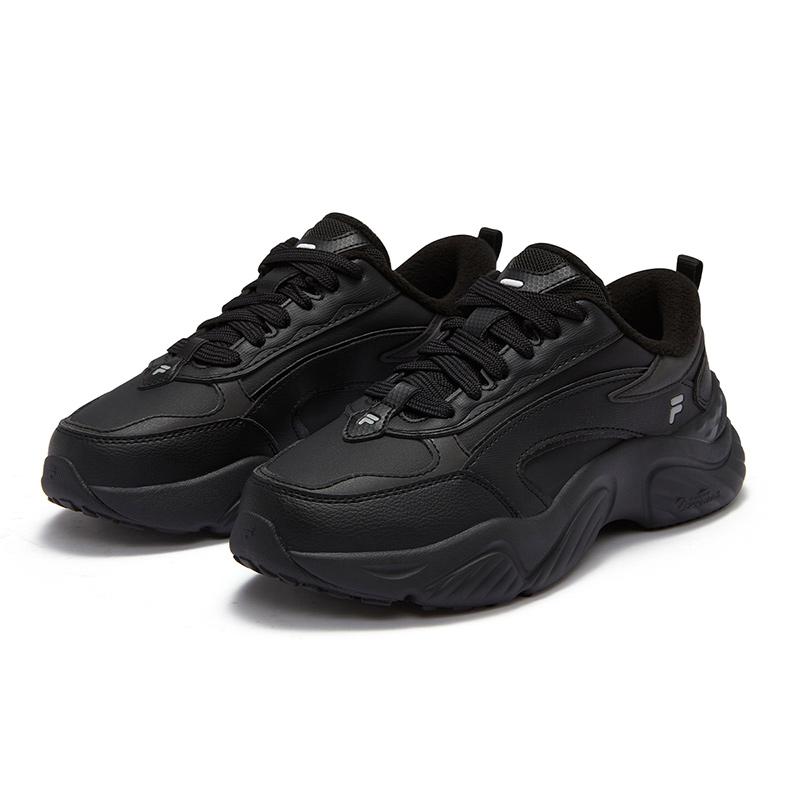 Fila Fusion Conch Dx Fashion Low-Top Casual Shoes Women Sneakers Black T12W441509FBK