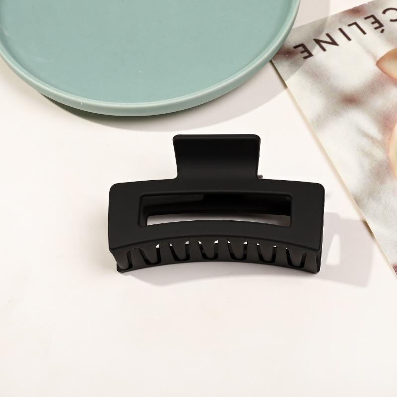 

Квадратные заколки для волос с матовой текстуройЗатылок — половина зажима-акулы аксессуар для волос PS