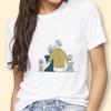 Mothers Day Theme Cute Cartoon Trend ShortSleeved Womens TShirt Polyester Fabric Simple AGeneration Style