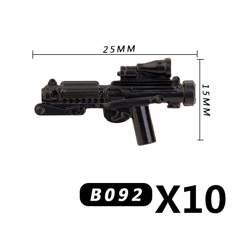 MOC War Building Blocks Movie Characters Soldier Weapons Accessories Rifle Heavy Demolition Pistol Mini Brick Gift Toy X018 DIY