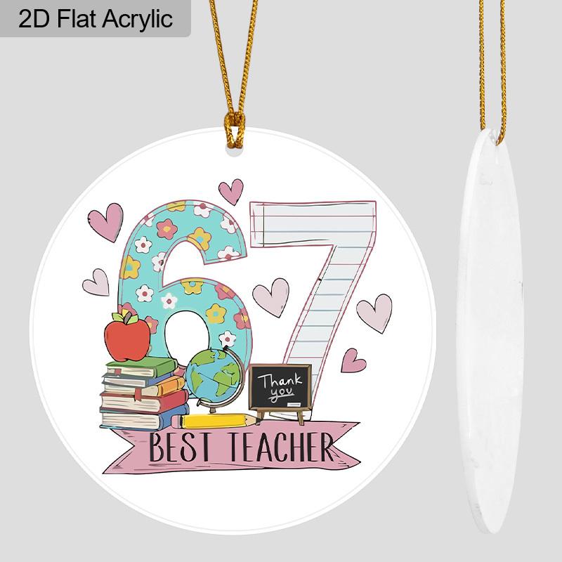 Six Seven Christmas Ornament, Teacher Six Seven Ornaments, 67 Meme Ornament, Gifts for Teacher From Student, Funny Teen Gift, 67 Meme Gift