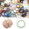 50Pcs Colored Crystal Glass Beads Mixed Star Moon Loose Pendant Beads For DIY Crafts Jewelry Handmade Earring Necklace Accessory