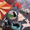 Black Black Cat Ornament Acrylic Craft Xmas Tree Pendant  Christmas Party