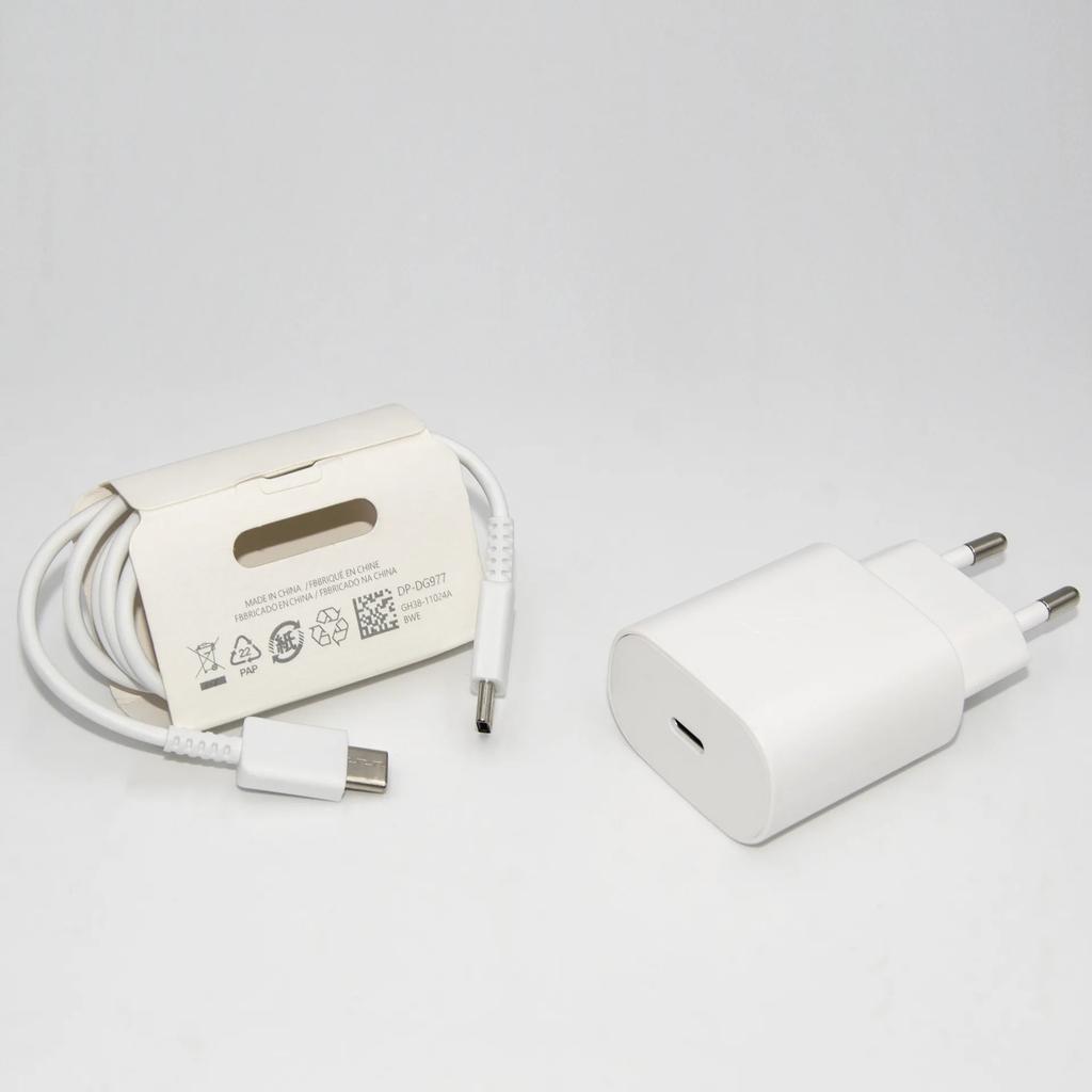 25W USB Type C Super Fast Charger European for Samsung Galaxy S23 S22 S21 S20 Ultra Plus A53 A52 With3.3ft Charging Cable(black)