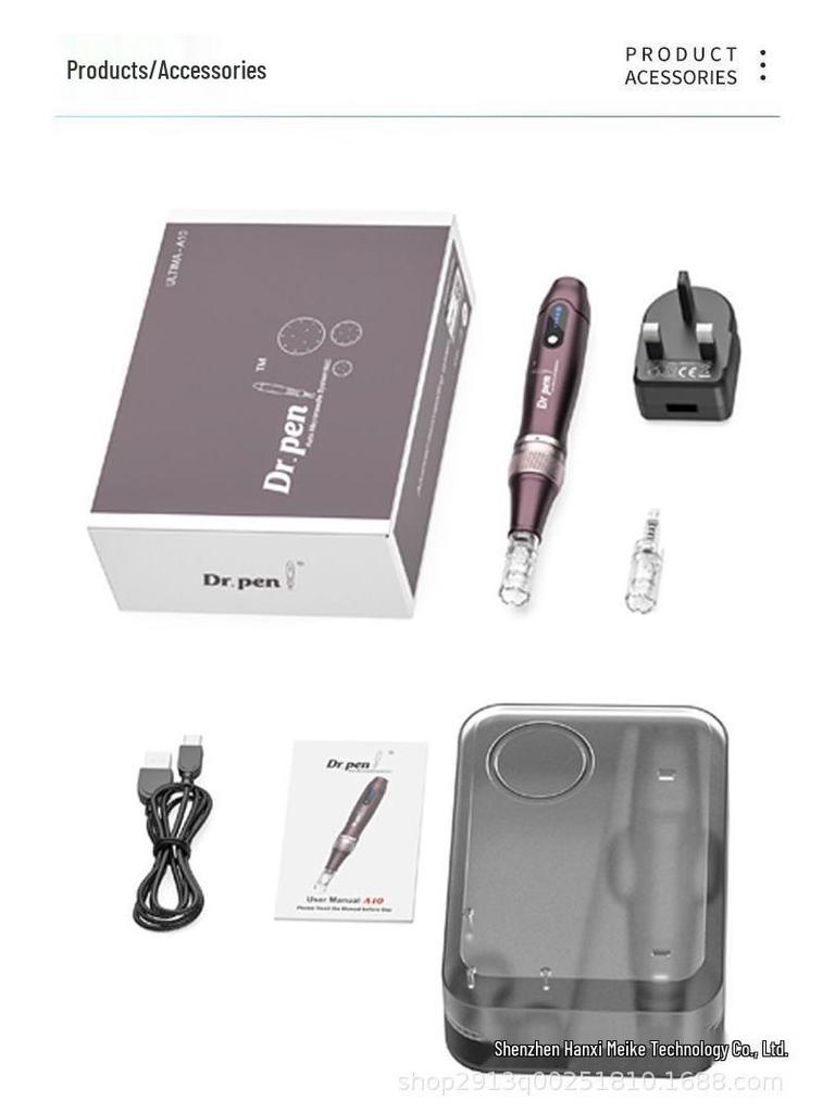 DR. Stift A10 Mikronadel-Elektrogerät zur Akneentfernung & Anti-Falten-Therapie