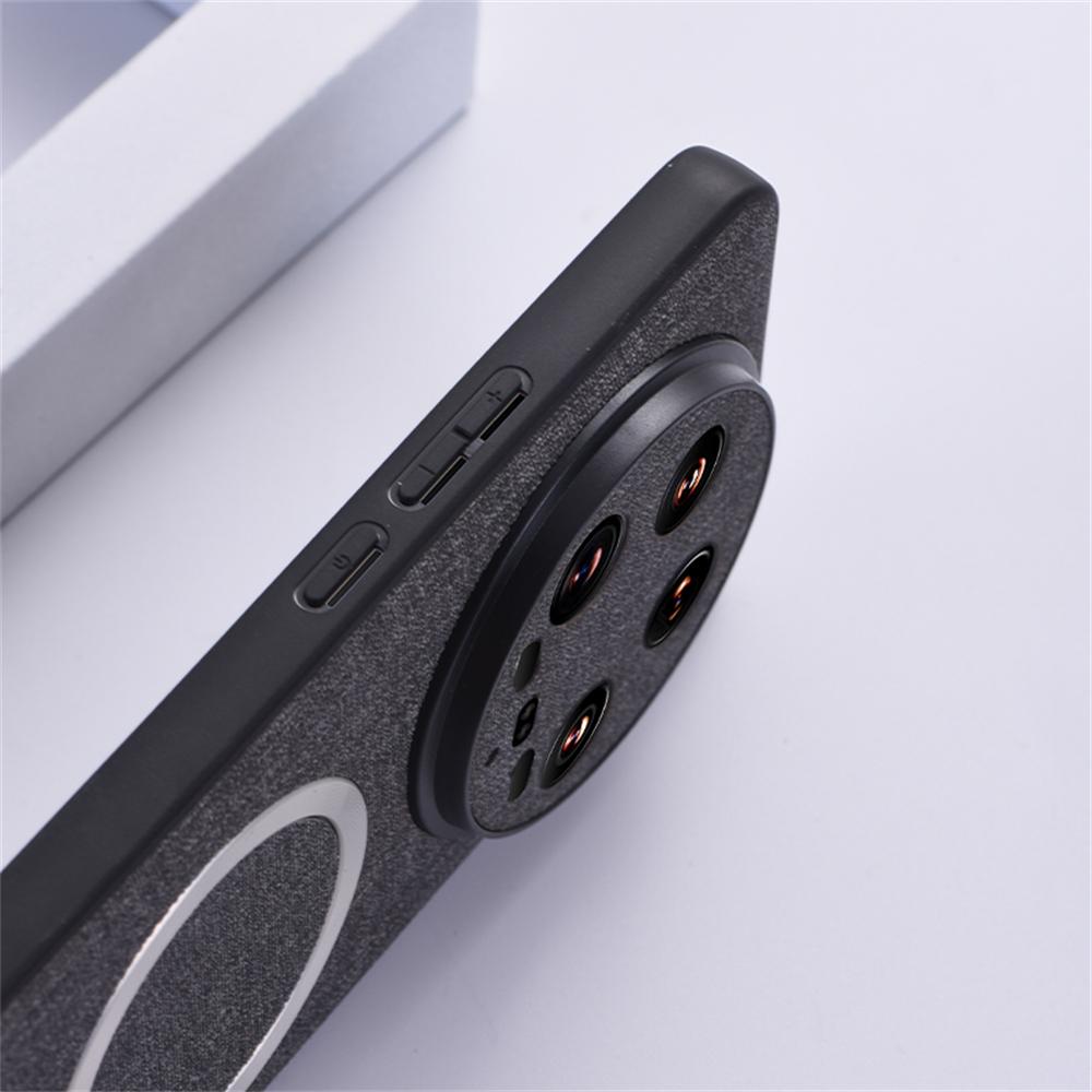 Magnetické pouzdro pro Xiaomi 14 Pro 14Pro Shockproof pro Magsafe Wireless Charging Shell pro Xiaomi 14 Ultra PU kožený matný kryt