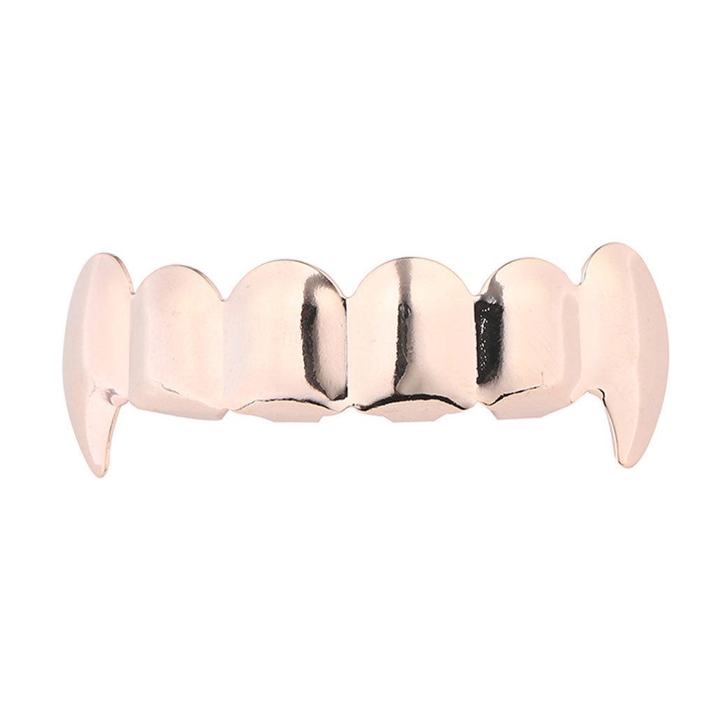 

Золотые Полые Клыки Grillz - Накладка на Зубы для Хэллоуина и Косплея