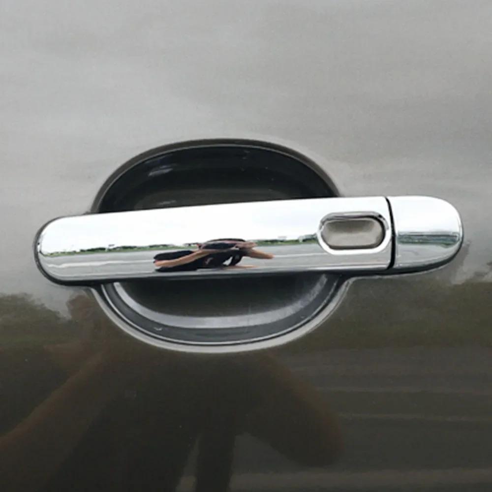 Para Volkswagen VW Tiguan MK1 2007-2016 Exterior Lateral Maçaneta Da Porta Tampa Moldagem Cromada Porta Tigela Guarnição Moldura Moldura 2008 2009 2010