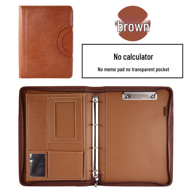 Manufacturer A4 Manager Zippered Business Ring Binder & Clipboard