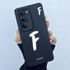 For Xiaomi Redmi 15 5G Cover Case Cute Initial Letters Couple Silicone Soft Matte Phone Bumper for REDMI15 5G Shockproof Casing