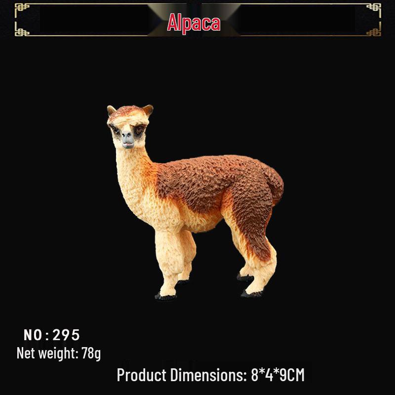 Alpaca Grass Mud Horse Children's Educational Toy Display