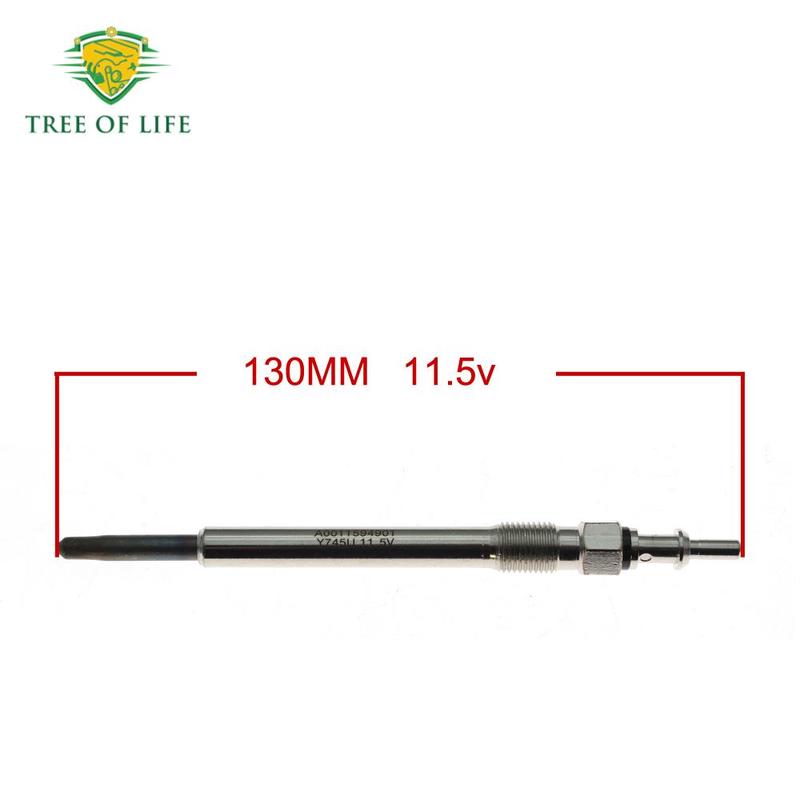 4X Glow Plugs 11.5V For MERCEDES C E S G M V CLC CLK Viano Vito Sprinter A0011592801 A0011592801 A0011594801 A0011593801