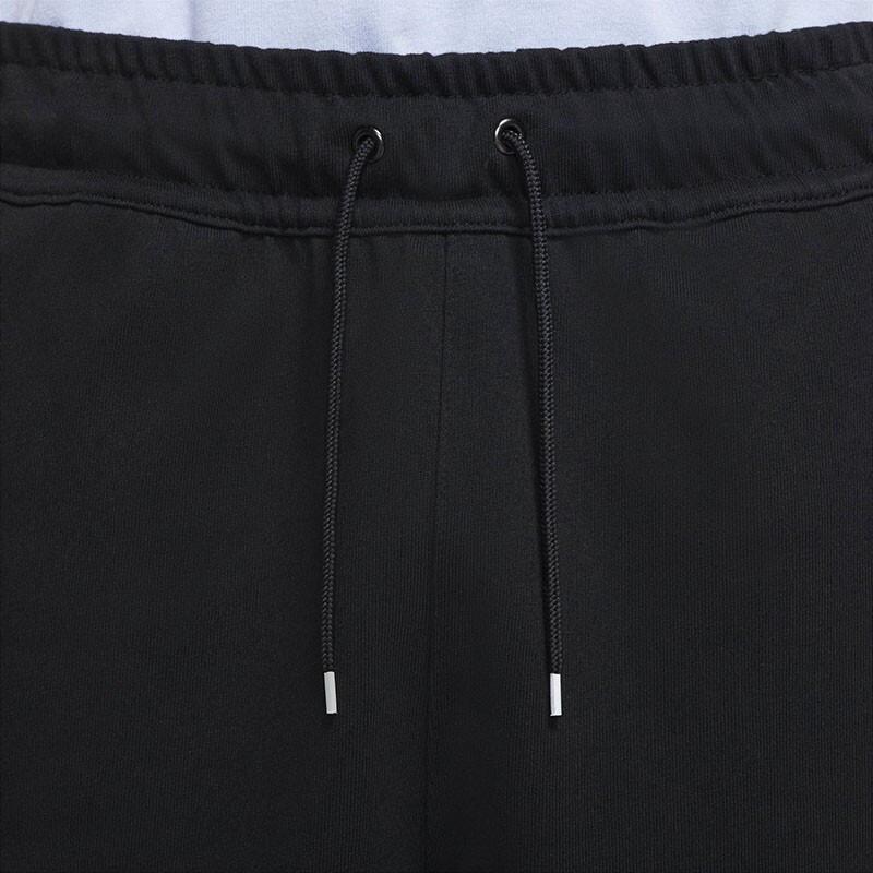 Nike Solid Color Drawstring Straight-Leg Shorts Men Bottoms Black DM6590-010