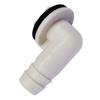 Drain Hose Connector Elbow 15mm/0.59in with Rubber Ring No Leaking Easy to Install for Air Conditioner External Unit