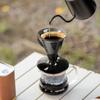 Roisin Conical 30 Single Coffee Dripper, 1-2 Cup Hand Brew Coffee Filter Cup, V30 Funnel Drip Filter Cup, Coffeeware Tool, A