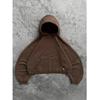 ZYLLO European and American Fashion Loose Hooded Solid Color Street Sports Top