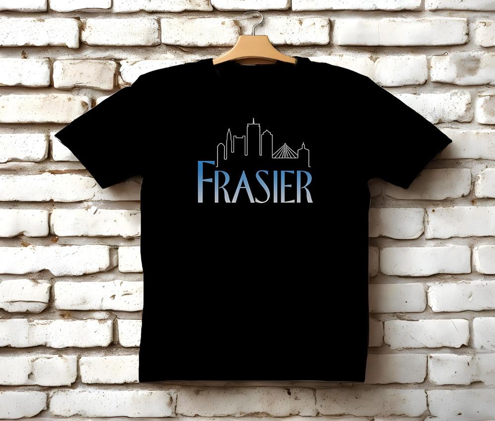 

FRASIER Black T-Shirt Size S-5XL Unisex T-Shirt XXL