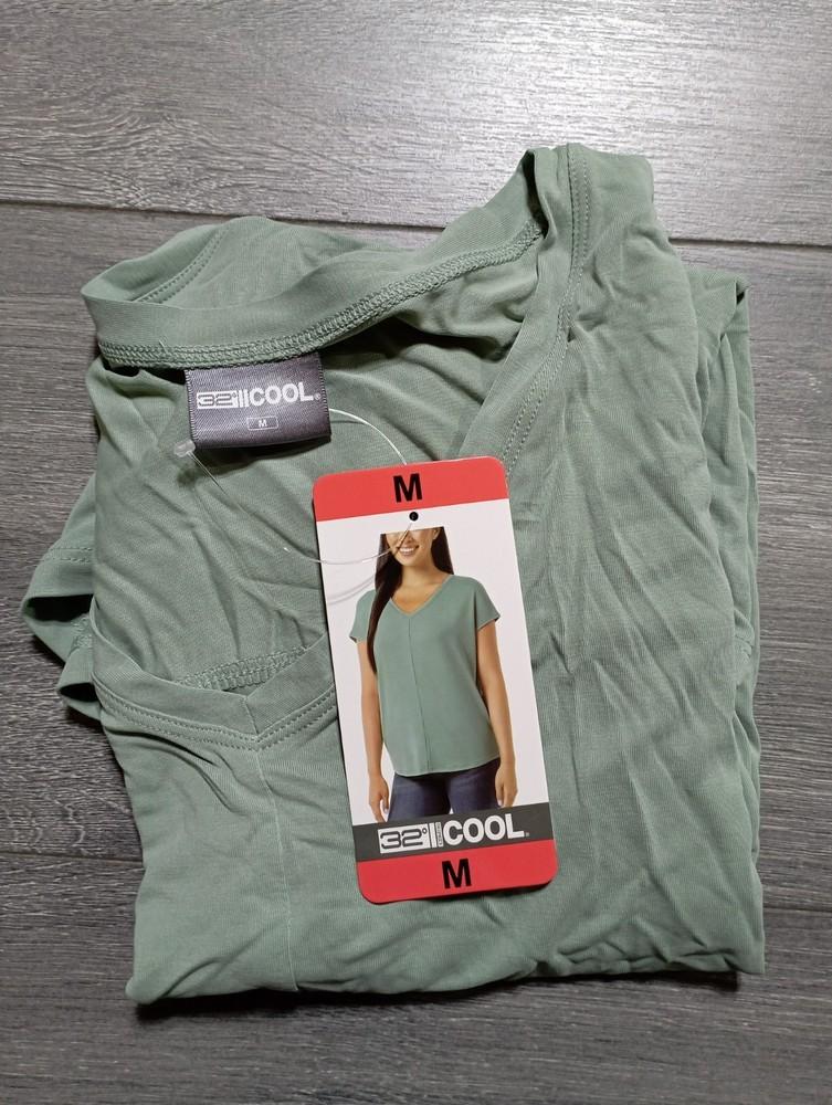 32 Degrees Cool Casual T Shirt Adult Womens Medium Green Athletic Unisex T-Shirt XL