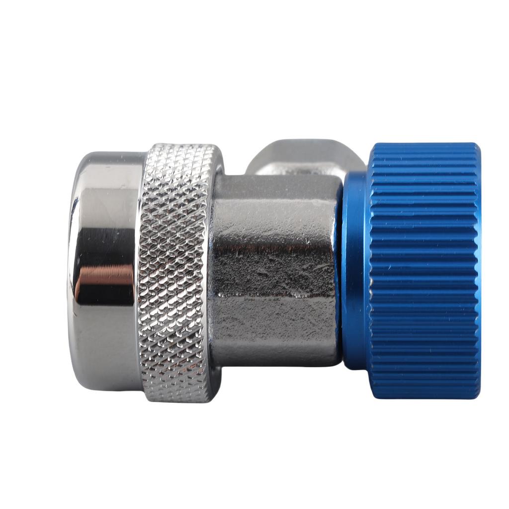 R134ACelsiusC Low High Quick Connector   Conditioning Coupler Adapter   Extractor Valve   (Red)