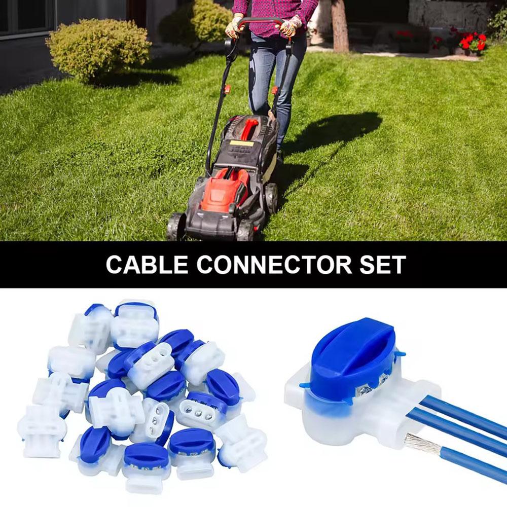 10/20pcs Waterproof Gel Connector Terminal 3 Pins Electrical Cable Connectors 314 Robotic Lawnmower Cable Connector Accessories