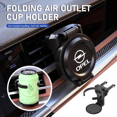Car Cup Holder Foldable Air Outlet Beverage Ashtray Fixed Bracket For ADAM ASTRA J K CORSA E INSIGNIA MOKKA VIVA Meriva