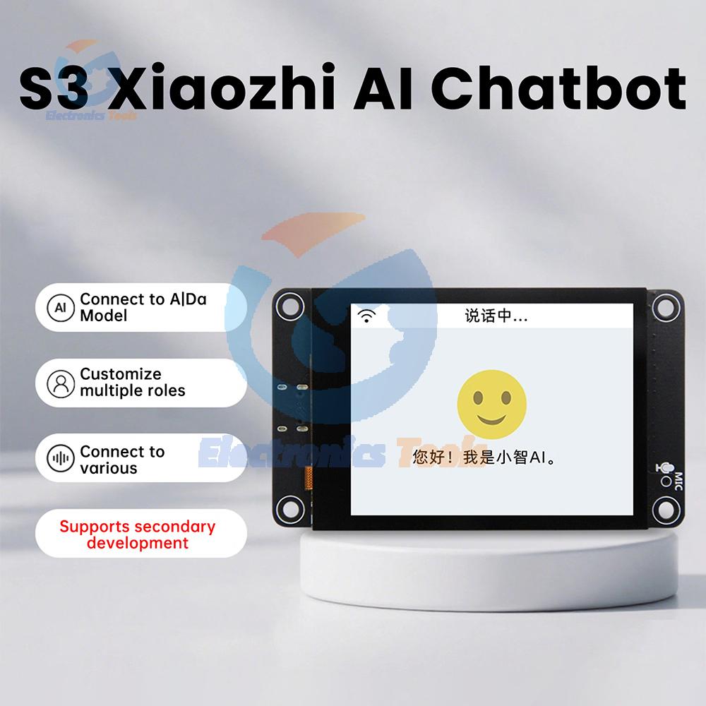 ESP32-S3 Development Board WiFi Bluetooth Dual Core Processor AI Smart Display 2.8-Inch Touch Screen Supports Xiaozhi Type-C