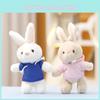 Hoodie Hase Plüsch Schlüsselanhänger Spielzeug Puppe Niedliches Geschenk für Kinder und Rucksackdekoration