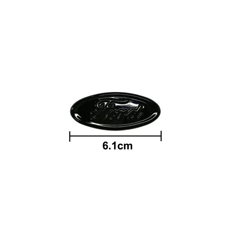 AAANF1 Car Steering Wheel Center Cover Sticker Decal For Ford Kuga Fiesta ST Line Focus Mustang Escape Ranger MK3 Mondeo MK2 Transit