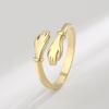 Romantic Adjustable Double Hand Hug Ring - Simple Fashion Jewelry