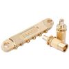 Musiclily Pro Pitch Roller Saddle Bridge for LP Epiphone Les Paul SG Electric Gold 10.4mm Tune-O-Matic Guitar,