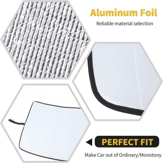 Windschutzscheiben-Sonnenschutz Sonnenschutz Hitzeschild Fenster-Sonnenblende Matte für Chevrolet Camaro 2016-2023