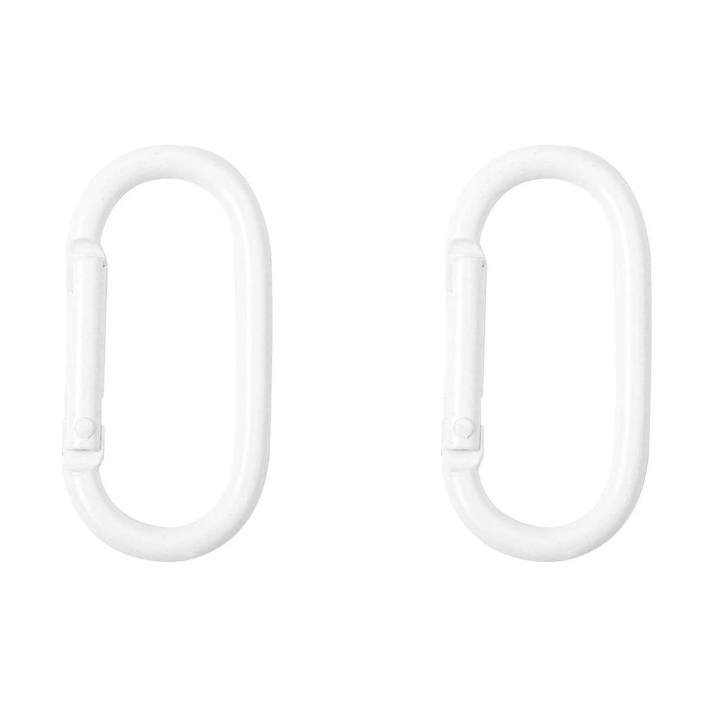 1-10 Stück Aluminium Sprühlackiert Ovalbahn Kletterverschluss Karabiner für Schlüssel Tasche Zubehör