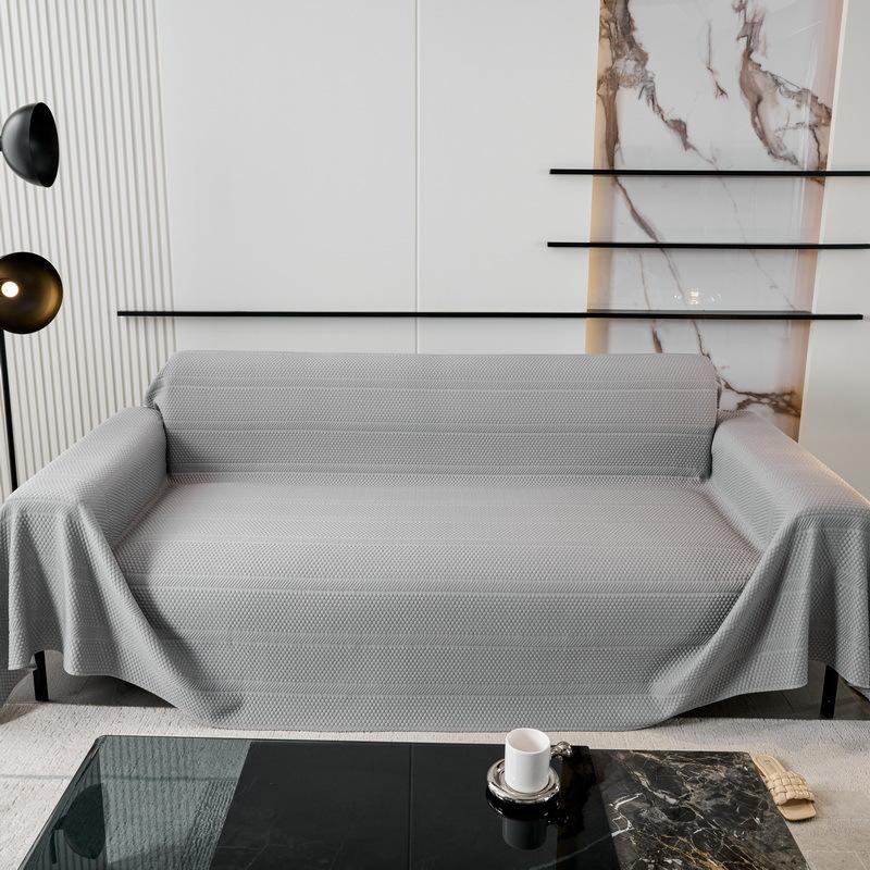 Summer Cool Sofa Cushion Cover Cloth Simple Modern Universal Full Covered Dustproof a Whole High-Grade Sofa Towel