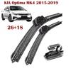 26"+18" J-Hook Frameless Front Wiper Blades for Kia Optima MK4, Hyundai Sonata LF, Kia K5 JF, Hyundai I40 VF, Kia Sportage QL