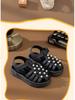 2024 Girls' Non-Slip Pearl Sandals - Soft Sole, Cute Princess Style for Outdoor & Beach