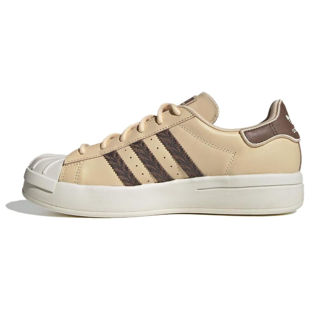 Adidas Originals Superstar Durable Low-Top Sneakers Women Sneakers Brown White IE5523