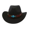 Children'S High-End Sense Of Ethnic Travel Hat, European, American And Western British Style Cowboy Hat, Men'S And Women'S Four-Season Top Hat