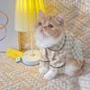 Leisure Pet Sleepwear Plaid Cotton Cat Small Shirt Dog Pajamas  For Puppy Cat Spring Summer