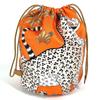 Hermes Multi Pouch Musardine Potion Drawstring Bag Leopard Print Pouch