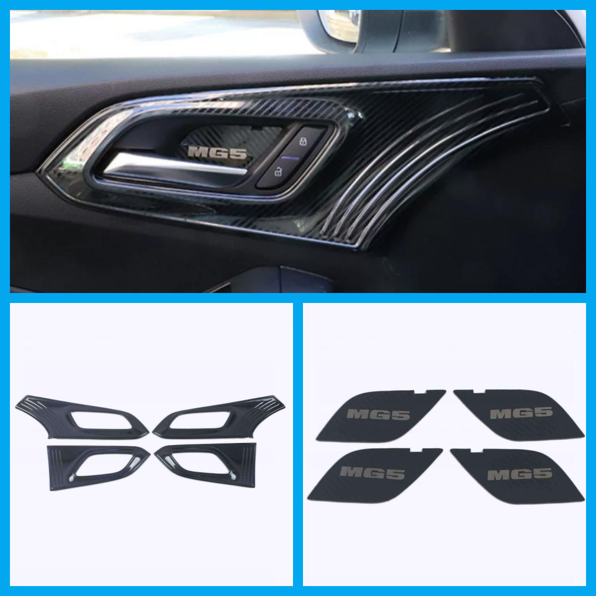 

Для MG 5 MG5 MGGT GT 2nd 2022 2023 аксессуары для интерьера внутренняя боковая ручка двери автомобиля накладка на чашу