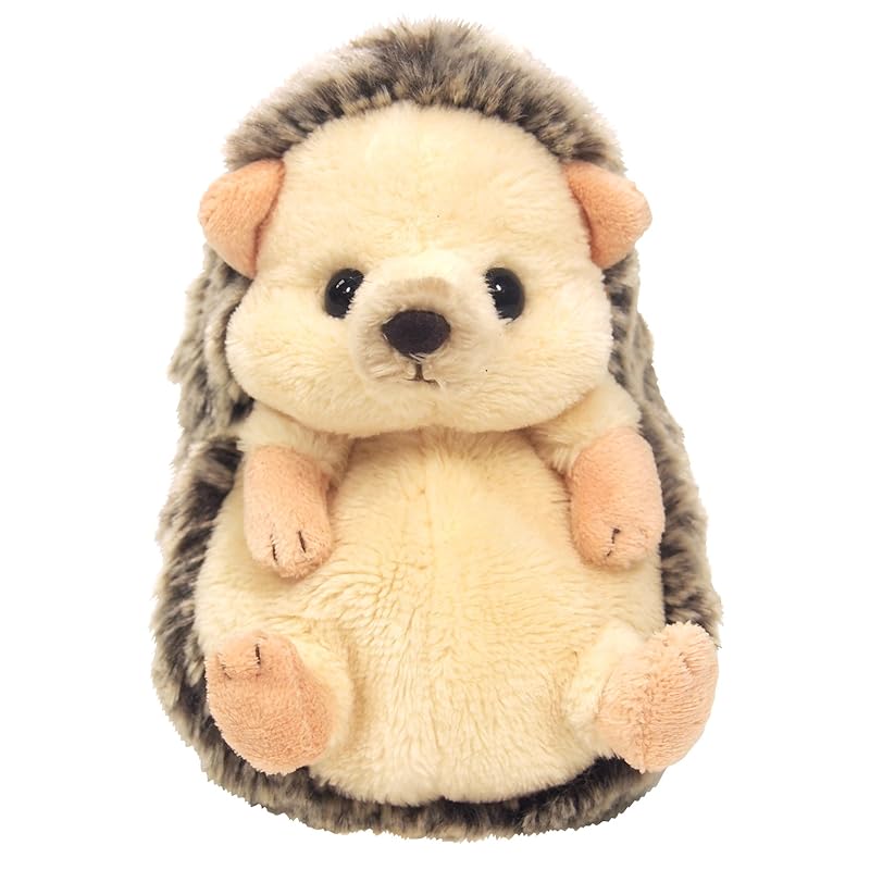 

Sun Lemon Fluffy Hedgehog Beige Small 10x10x14cm Plush Animal P-8841