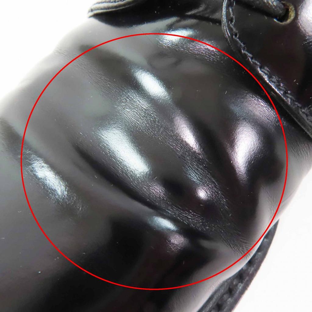 Great CHURCH'S Leather shoes Polished Binder Derby Shoes/ black leather Women 35 Used