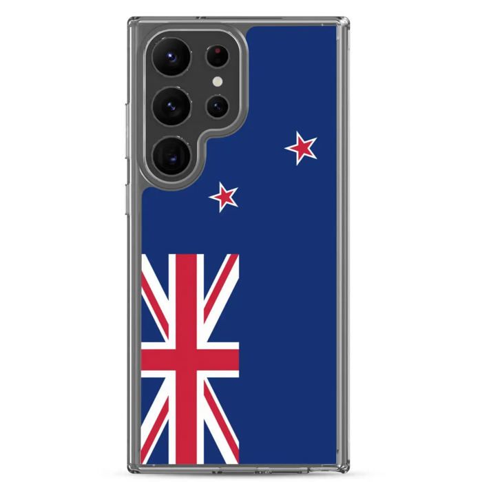 Coque Téléphone - Samsung - Galaxy S23 - Drapeau Nouvelle-Zélande - Souple - Flerfarget