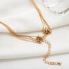 Neck Pendant Exquisite Stainless Silver Color Long Chain Necklace for Dating