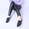 Pantalones de Cuero Sintético para Mujer de Invierno Cálidos Engrosados Tallas Grandes Leggings Delgados de Terciopelo Moda