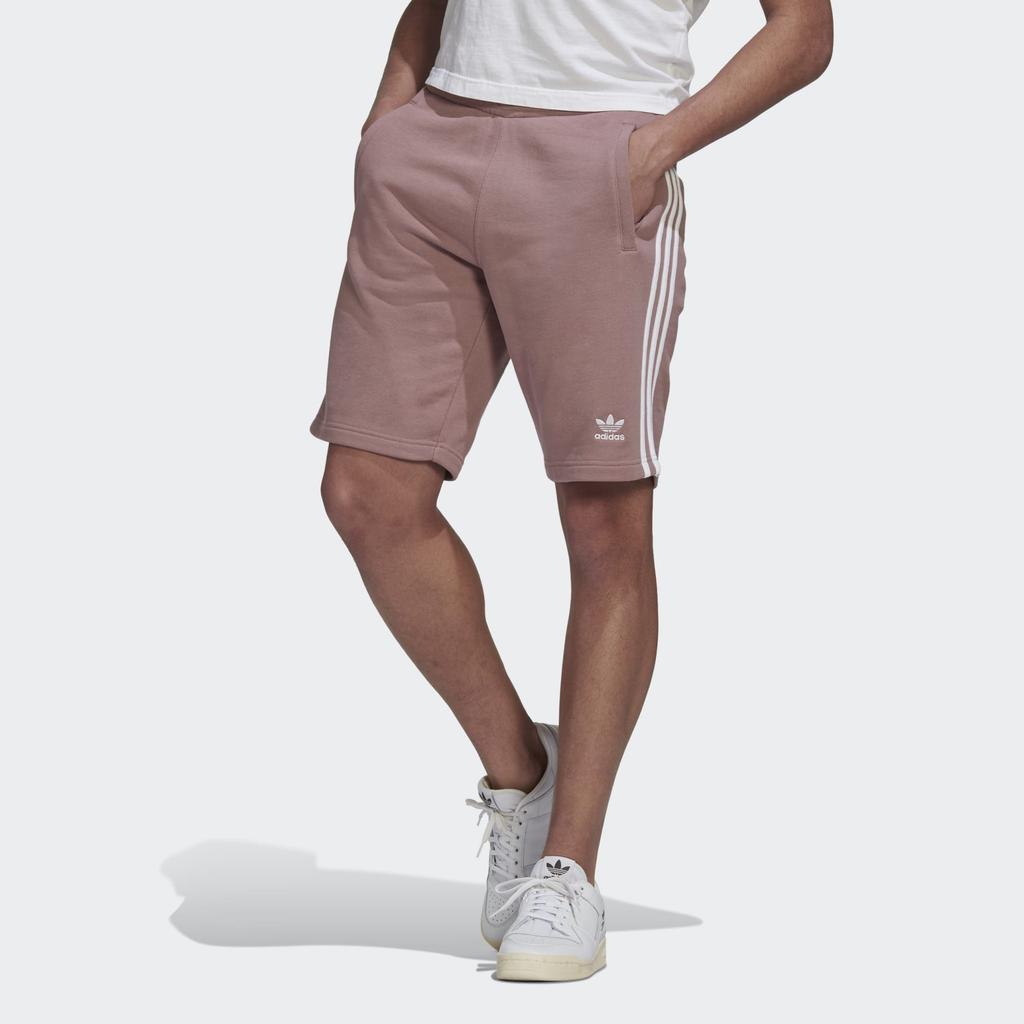 Adidas Originals Trefoil Logo Letter Print Side Stripe Straight Casual Shorts Men Shorts Oxidized-Red HM9327