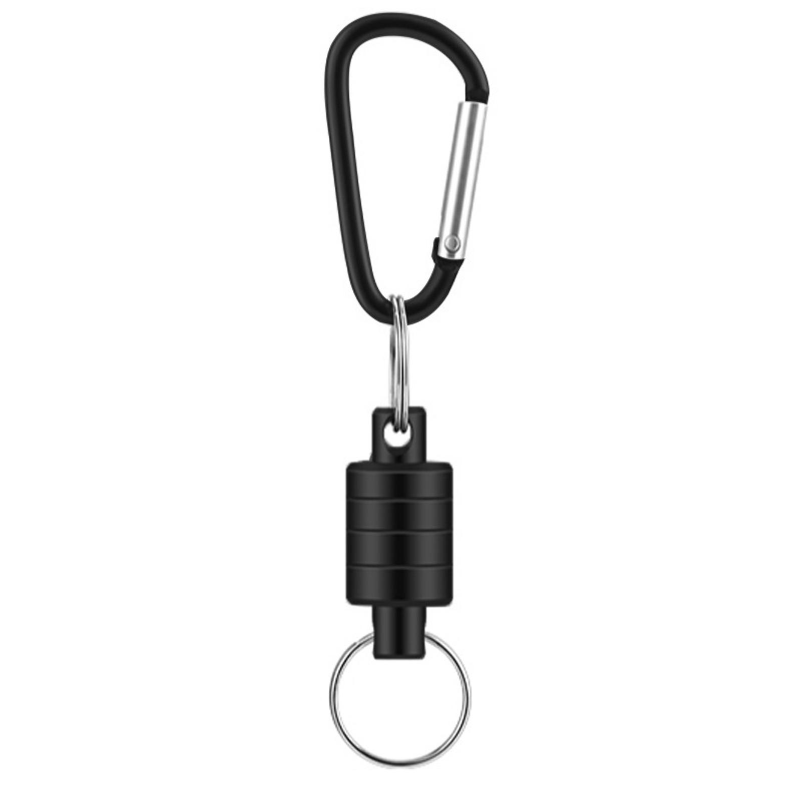 Outdoor Multifunctional Magnetic Fishing Strong Magnetic Carabiner Quick Release Buckle one size чёрный