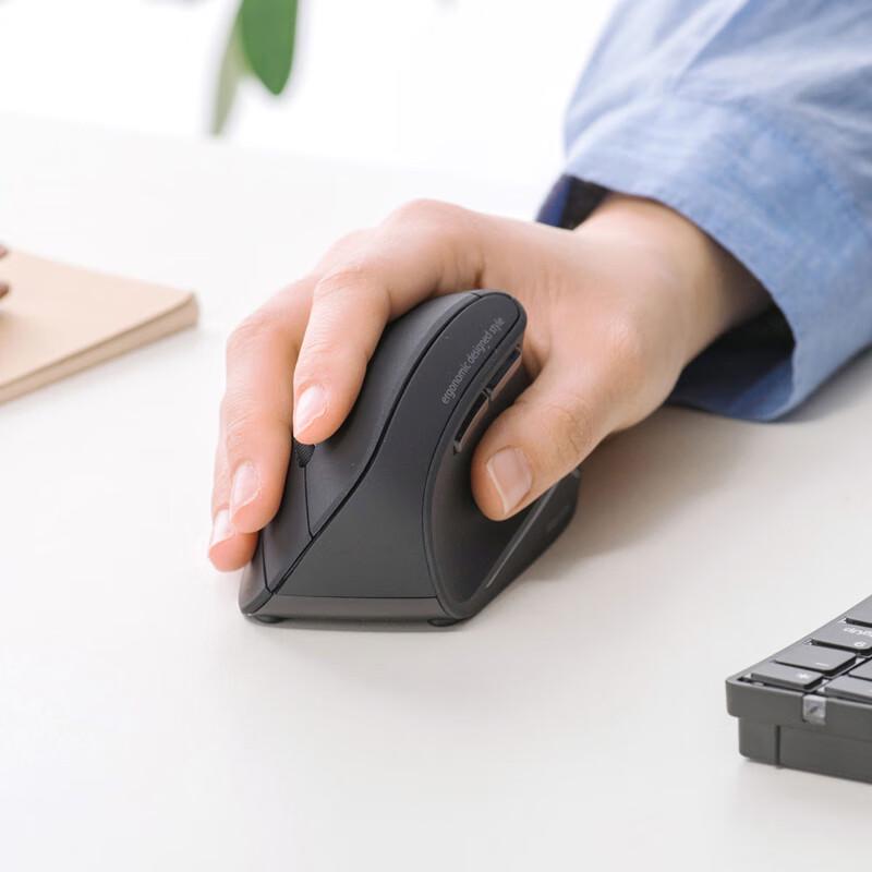 Sanwa Ergonomic Vertical Wireless Mouse