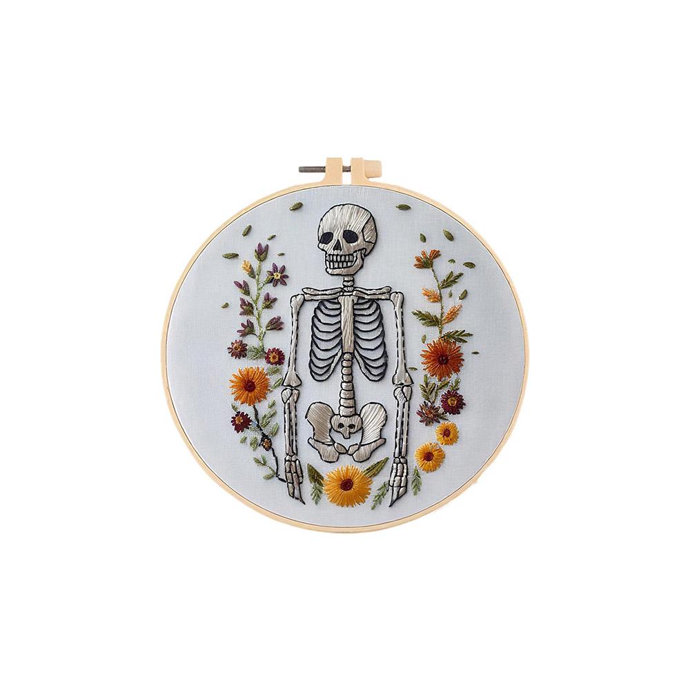 4set 15cm DIY Halloween Embroidery set for Beginners