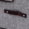 Foldable Cotton Linen Storage Box Convenient Double Lid Underwear Organizer Clothing Container for Home Organization
